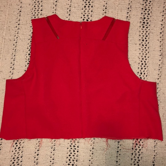 ⚡️ 3 x 20 ⚡️ beautiful red crop top - Picture 3 of 4